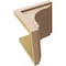 Ekena Millwork 12"W x 12"D x 12"H Wide Warren Rough Cedar Woodgrain TimberThane Corbel, Primed Tan CORUR12X12X12WARRCPR - alternate 4